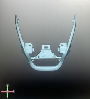 3d Printed CF 85-06 Yamaha Vmax Seat Grab Bar made by RVMXR