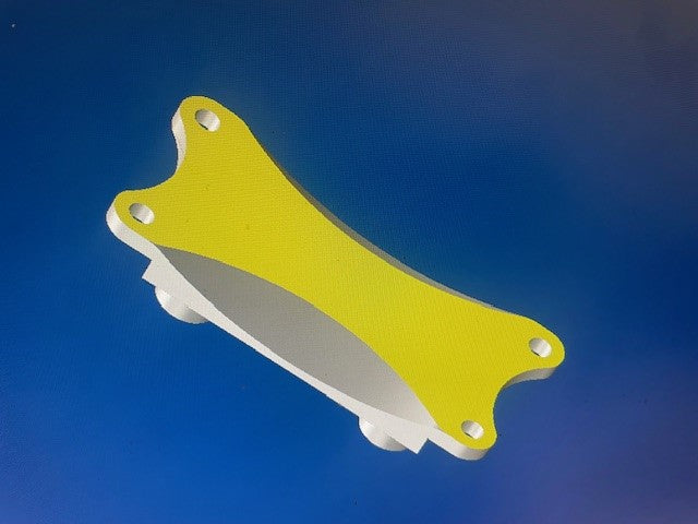 Fork Brace Yamaha Vmax dog bone made by RVMXR