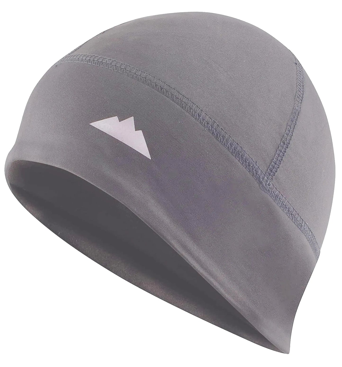 Tough Headwear Skull Cap - Skull Caps for Men and Women - Motorcycle Bike or Football Helmet Liner - Warm Mens Womens Head Liners - Winter Running Beanie Hat - Dark Gray