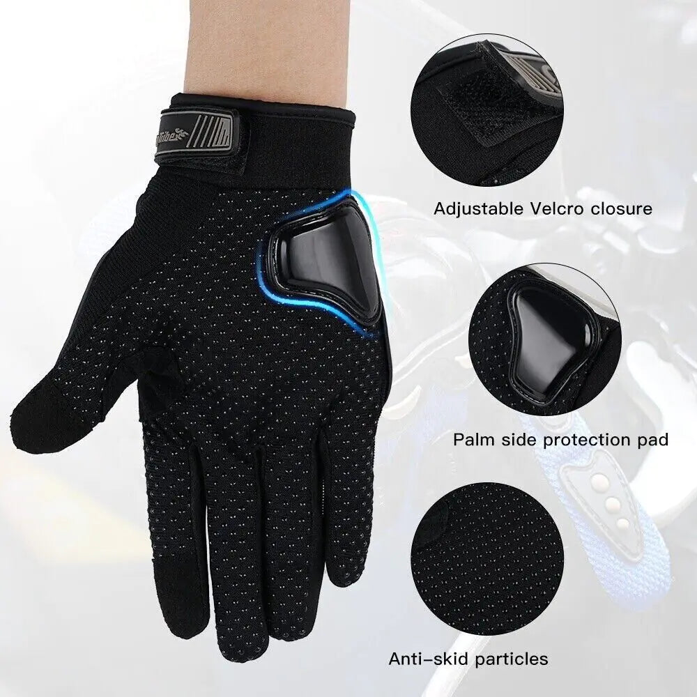 Racing Motorcycle Motocross Riding Dirt Bike Full Finger Sports Gloves