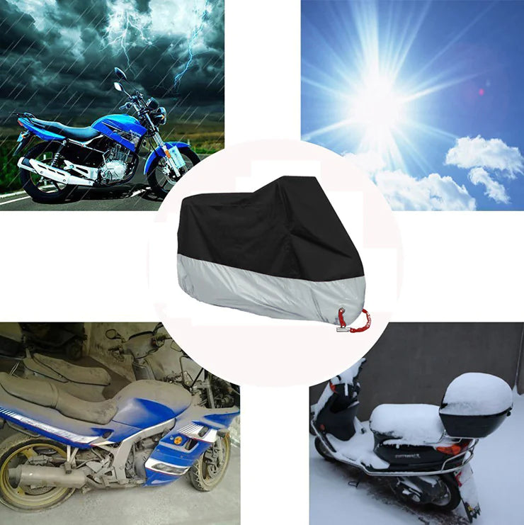 Motorcycle Cover - Dust and Rain Protection Cover