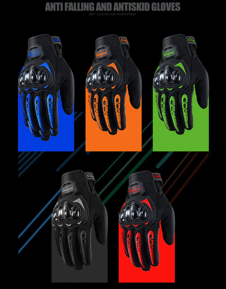 Racing Motorcycle Motocross Riding Dirt Bike Full Finger Sports Gloves