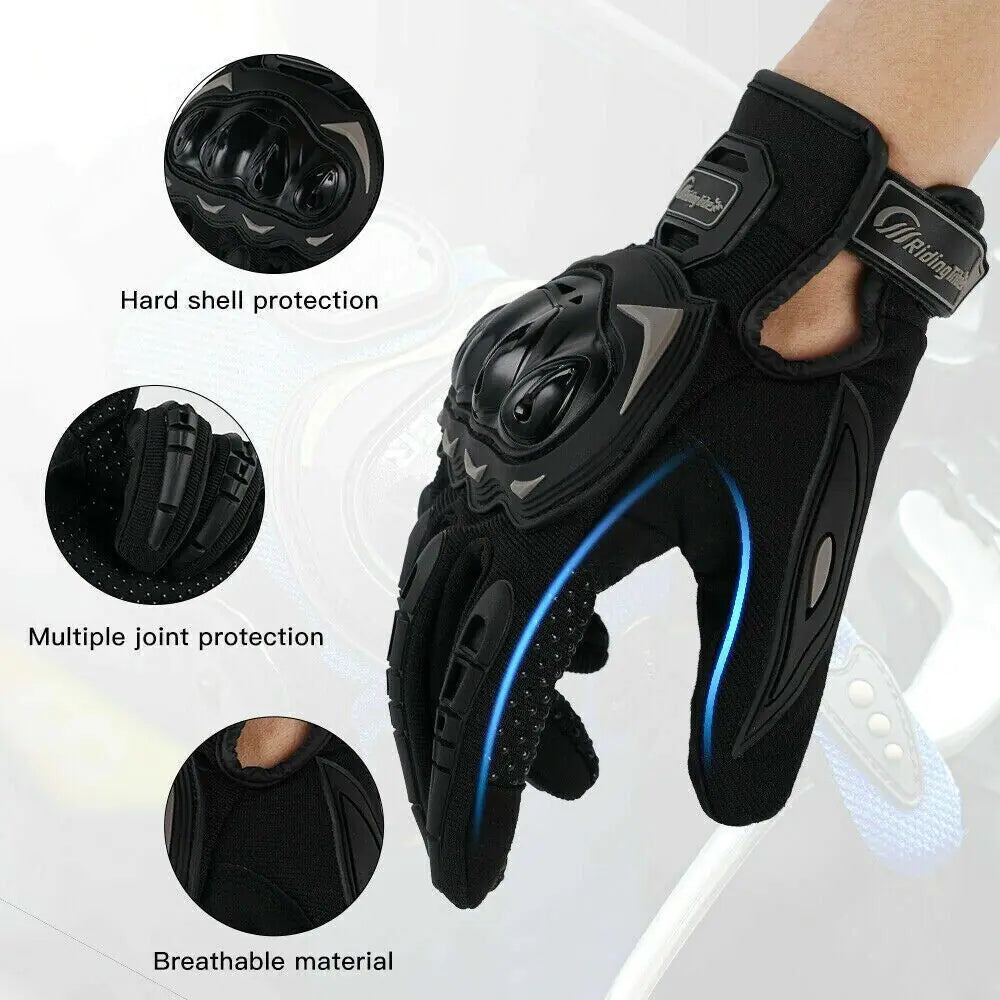 Racing Motorcycle Motocross Riding Dirt Bike Full Finger Sports Gloves