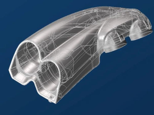 3d Printed Product 85-06 Yamaha Vmax  Ram Air intake set by RVMXR