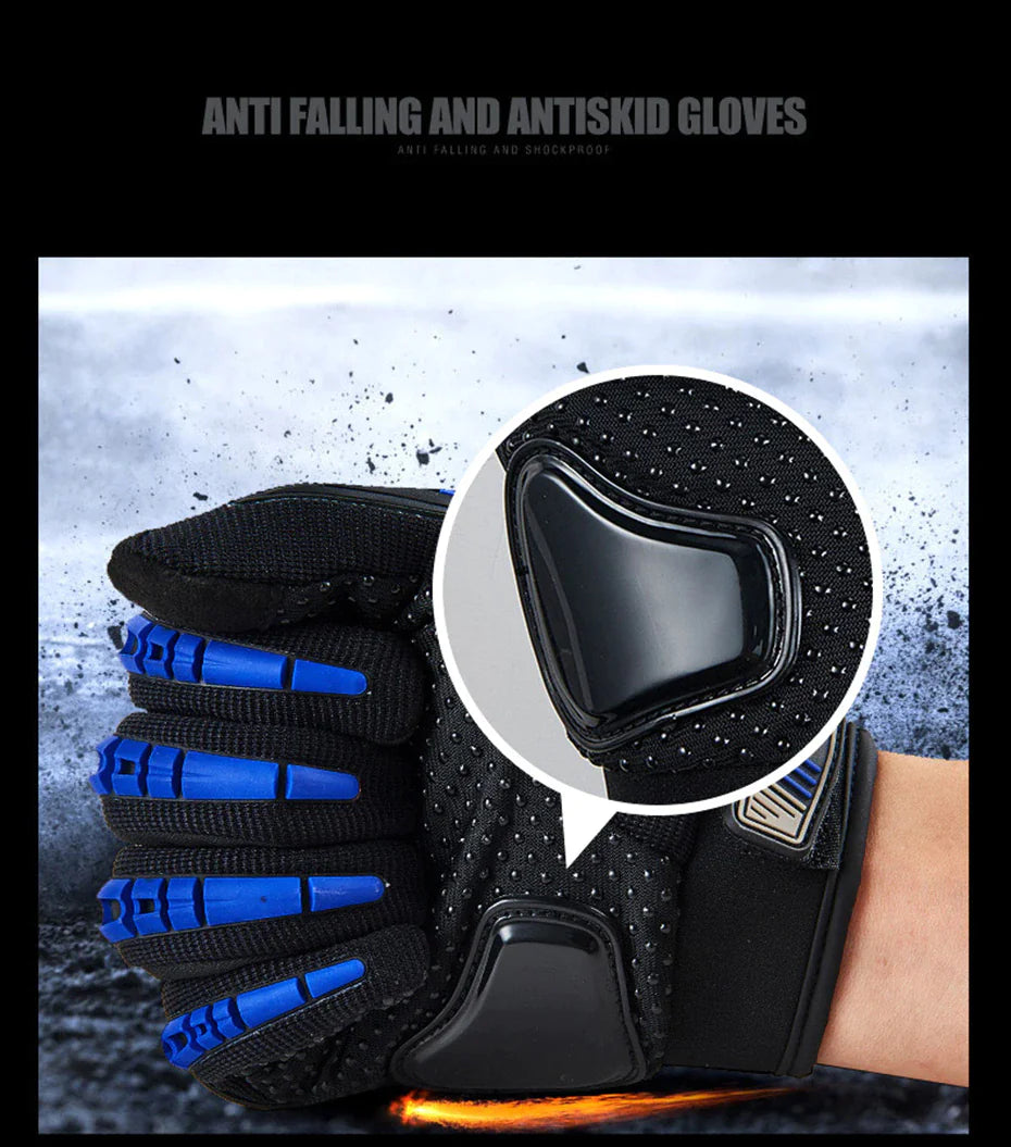 Racing Motorcycle Motocross Riding Dirt Bike Full Finger Sports Gloves